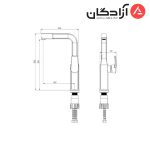 شیر آشپزخانه شودر مدل یونیک پلاس - Image 2