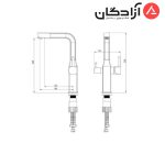 شیر ظرفشویی دو منظوره شودر مدل یونیک - Image 2