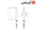 شیر ظرفشویی دو منظوره شودر مدل یونیک پلاس - Image 2
