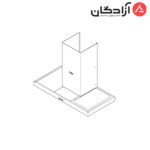 هود T شکل کن مدل 1420 مشکی - Image 7
