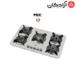 اجاق گاز رومیزی میکس پلاس مدل اپل سفید APPLE W - Image 2