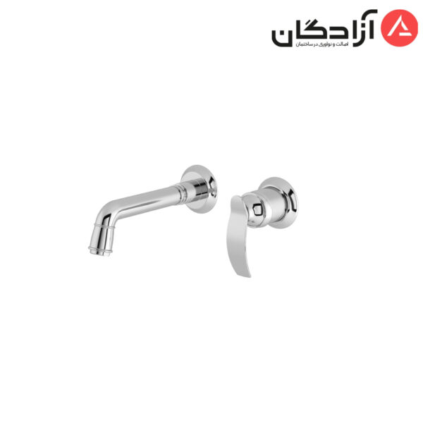 شیر روشویی توکار دو تکه شودر مدل گلوریس