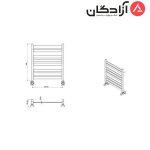 حوله خشک کن فلت شودر - Image 2