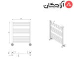 حوله خشک کن گرد شودر - Image 2