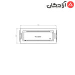 هود مخفی کن مدل آرتیما ARTIMA 15 مشکی - Image 2