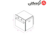 فر برقی توکار کن مدل اولیور OLIVER - Image 2