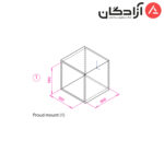 فر برقی توکار کن مدل پوینت POINT - Image 3