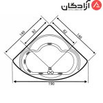 وان جکوزی سای تک مدل موناکو - Image 2