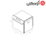 فر برقی توکار کن مدل استون STONE - Image 2