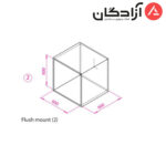 فر برقی توکار کن مدل استون STONE - Image 3
