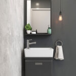 روشویی روکابینتی چینی کرد مدل آلپن - Image 5