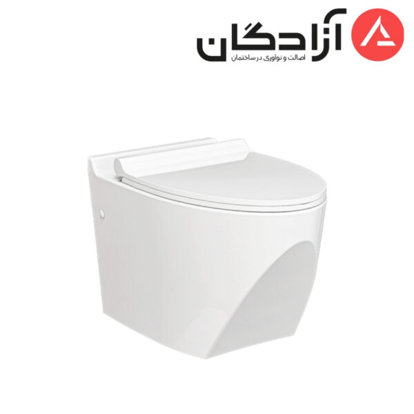 توالت فرنگی وال هنگ چینی کرد مدل لیندا