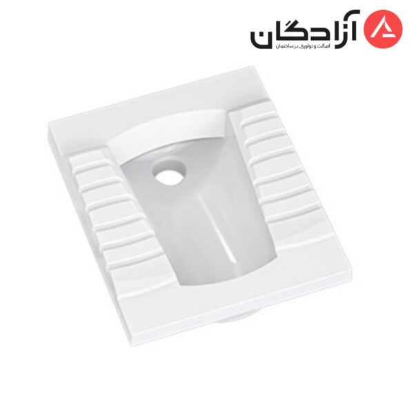 توالت ایرانی چینی کرد مدل آلپن طبی ریم لس