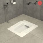 توالت ایرانی چینی کرد مدل آلپن طبی ریم لس