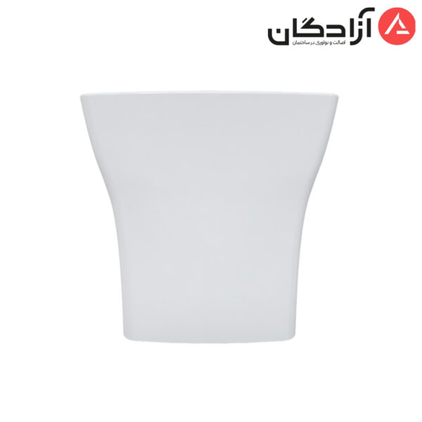 روشویی دیواری چینی کرد مدل نیم پایه ورونیا