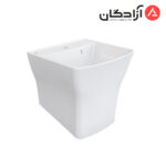 روشویی دیواری چینی کرد مدل نیم پایه ورونیا