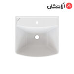 روشویی دیواری چینی کرد مدل نیم پایه ورونیا