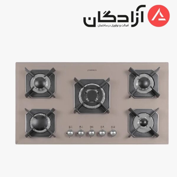 اجاق گاز شیشه ای پرنیان استیل PB5209 BE