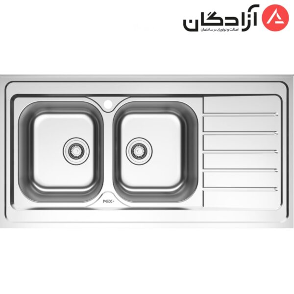 سینک نیمه فانتزی توکار میکس پلاس مدل 2072