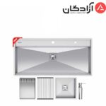 سینک دست‌ساز میکس پلاس مدل D90