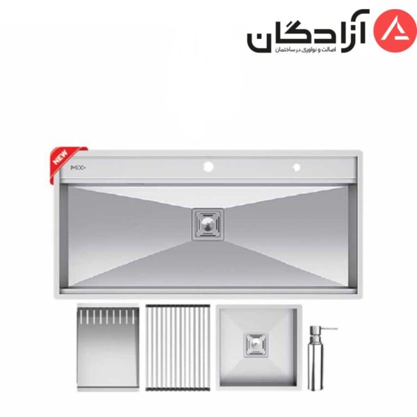 سینک دست‌ساز میکس پلاس مدل D90