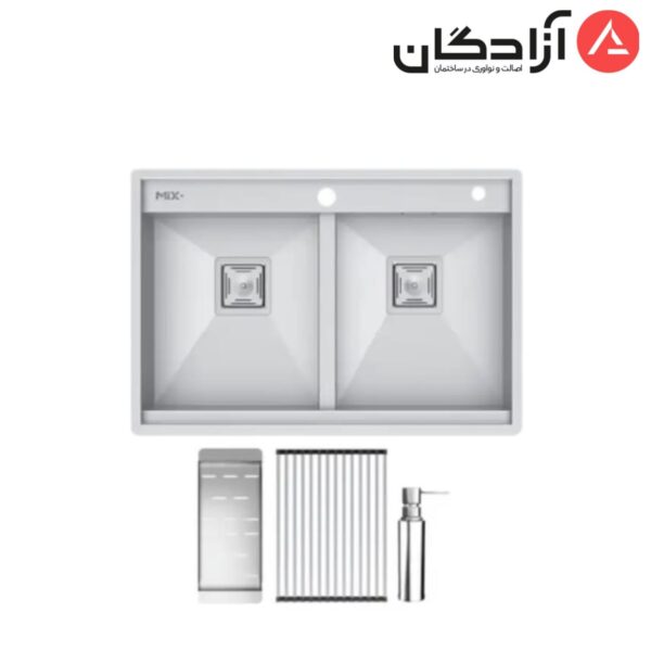 سینک دست‌ساز میکس پلاس مدل D274