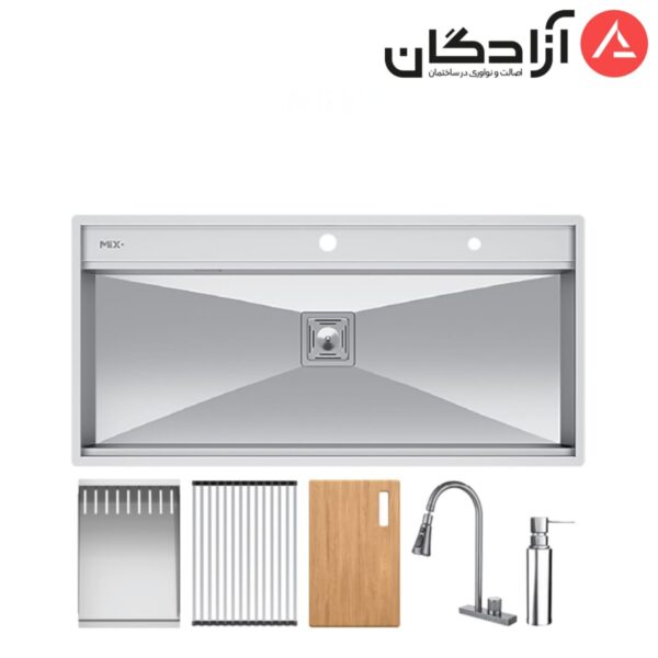 سینک دست‌ساز میکس پلاس مدل D104A