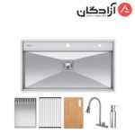 سینک دست‌ساز میکس پلاس مدل D90A