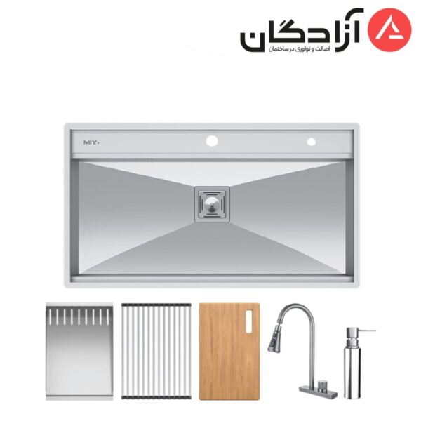 سینک دست‌ساز میکس پلاس مدل D90A