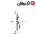 علم دوش یونیکا KWC فیت ایر