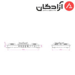 اجاق گاز کن مدل APPLE