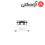 اجاق گاز کن مدل DOMINO