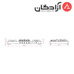 اجاق گاز کن مدل 523S Multistep