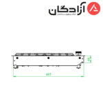 اجاق گاز کن مدل RECO Multistep