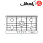 اجاق گاز کن مدل RIGLE Multistep