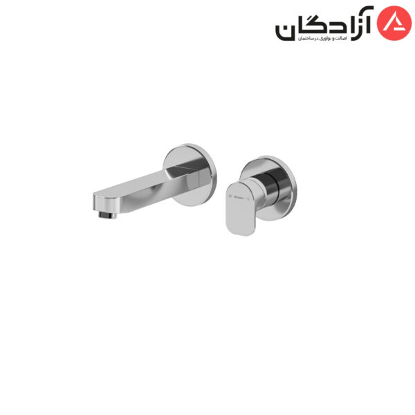 شیر روشویی توکار دو تکه شودر مدل تاین
