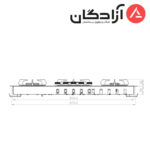 اجاق گاز کن مدل Elio Multistep