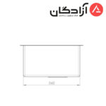سینک دست ساز کن مدل A4030 R10