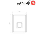سینک دست ساز کن مدل A4030 R10