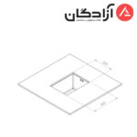 سینک دست ساز کن مدل A4030 R10