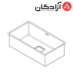 سینک دست ساز کن مدل A4070 R10