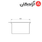 سینک دست ساز کن مدل BCN-74