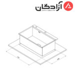 سینک دست ساز کن مدل BCN-74