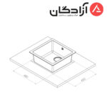 سینک گرانیتی کن مدل BELL