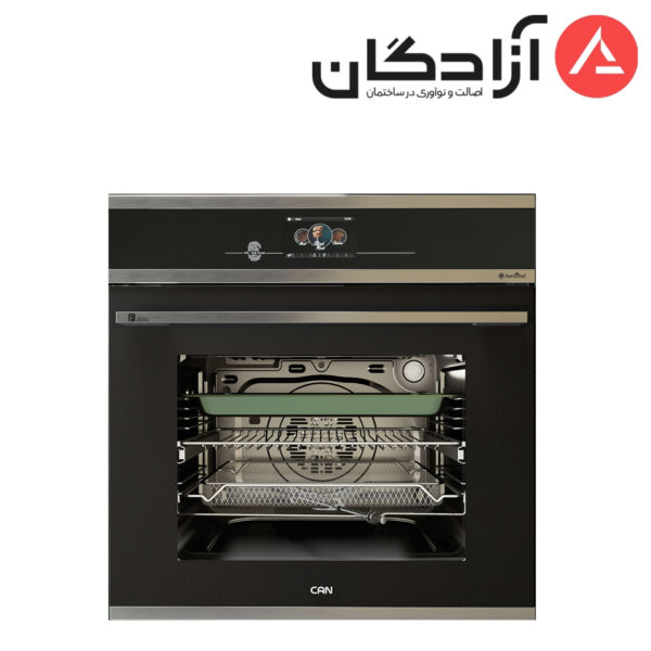 فر برقی توکار کن مدل فابیو مشکی استیل