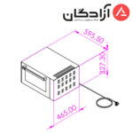 فر برقی توکار کن مدل جولیا پلاس