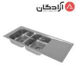 سینک استیل داتیس مدل DB-211