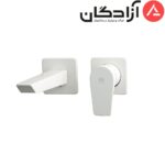 متعلقات روشویی توکار KWC مدل ورونا(دو تکه)