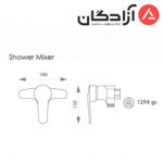 شیر توالت راسان مدل پارمیس