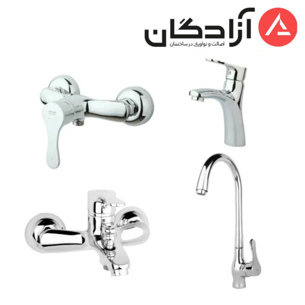 ست شیرآلات راسان مدل صدف